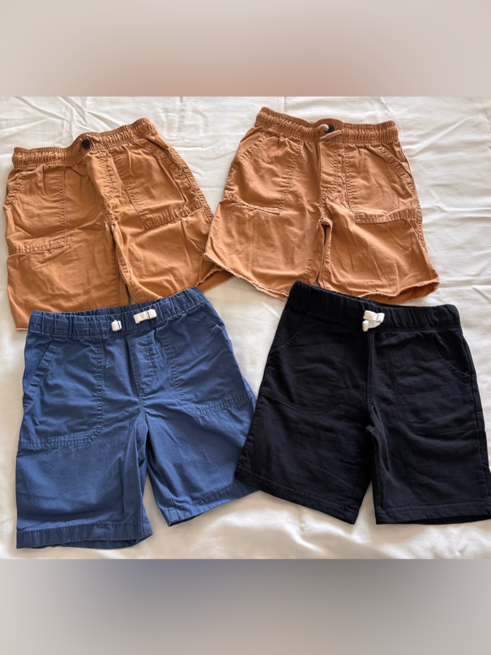 Osh Kosh and Carters Kids Elastic-Waist Shorts Bundle of 4 in size 6